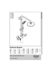 Grohe EUPHORIA SYSTEM 27 296 Mode D'emploi