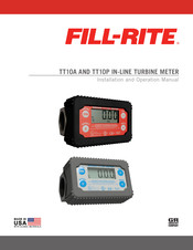 GORMAN-RUPP FILL-RITE TT10A Manuel D'utilisation Et De Sécurité