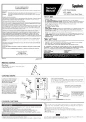 Symphonic STL1504 Guide D'utilisation