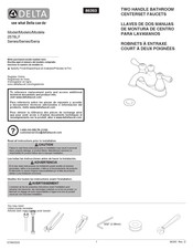 Delta Leland 2578LF Serie Instructions D'installation