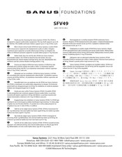Sanus Foundations SFV49 Instructions De Montage