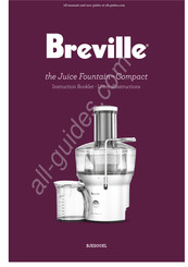 Breville the Juice Fountain Compact Livret D'instructions