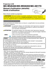 Maxell MC-WU8460 Guide D'utilisation