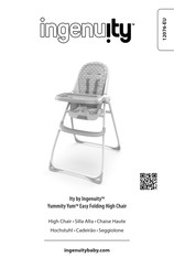 ingenuity Yummity Yum Easy Folding High Chair Mode D'emploi