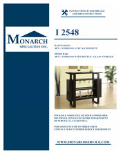 Monarch Specialties I 2548 Instructions D'assemblage