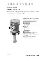 Endress+Hauser Smartec M CLD133 Information Technique
