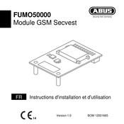 Abus FUMO50000 Instructions D'installation Et D'utilisation