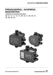 Grundfos MASCONTROL Notice D'installation Et D'entretien