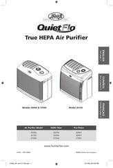 Hunter Fan True HEPA QuietFlo 37090 Mode D'emploi