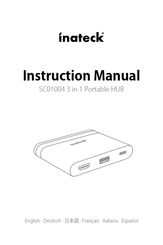 Inateck SC01004 Manuel D'instructions