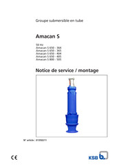 KSB Amacan S 650-405 Notice De Service / Montage