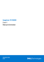Dell Inspiron 13 5000 Série Manuel D'entretien