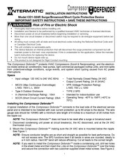 Intermatic Compressor Defender CD1-024R Instructions D'installation