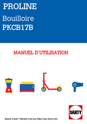 Proline PKC17B Manuel D'utilisation