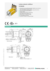 Pepperl+Fuchs CVM58S Fiche Technique