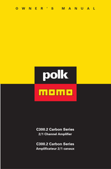 Polk Momo C300.2 Carbon Serie Manuel Du Propriétaire