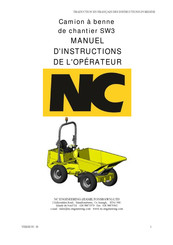 NC ENGINEERING SW3 Manuel D'instructions