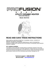 ProFusion DQ1016A Guide De L'utilisateur