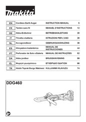 Makita DDG460 Manuel D'instructions