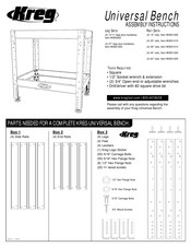 Kreg KBS1025 Instructions De Montage