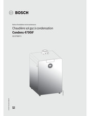 Bosch Condens 4700iF Notice D'installation Et De Maintenance