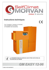 Morvan SelfClimat GM EASY 36 Instructions Techniques