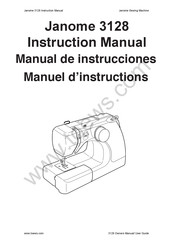 Janome 3128 Manuel D'instructions