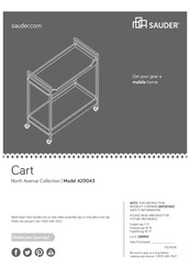 Sauder Cart 420043 Instructions De Montage