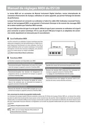 Kawai ES120 Manuel D'utilisation Et De Réglage