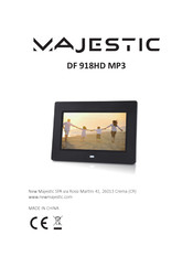 Majestic DF 918HD MP3 Mode D'emploi