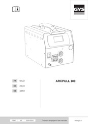 GYS ARCPULL 200 Manuel D'utilisation