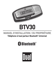 Dual BTV30 Manuel D'installation