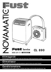 FUST Novomatic CL 890 Mode D'emploi