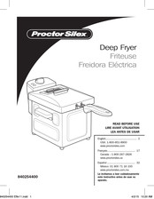 Proctor Silex DF12 Mode D'emploi