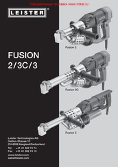 Leister FUSION 3C Instructions D'utilisation