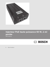 Bosch NPD-6001A Manuel D'installation