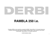 Derbi RAMBLA 250 i.e. Mode D'emploi