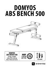 Domyos ABS BENCH 500 Mode D'emploi