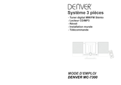 Denver MC-7300 Mode D'emploi