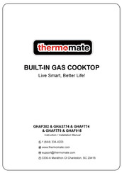 thermo mate GHAF302 Bref Instructions