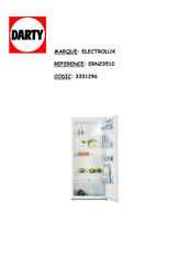 Electrolux ERN23510 Notice D'utilisation