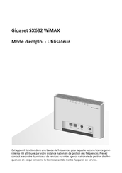 Siemens Gigaset SX682 WiMAX Mode D'emploi