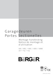 Berger VM 125 Notice De Montage Et D'utilisation