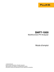 Fluke SMFT-1000 Mode D'emploi