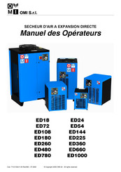 OMI ED225 Manuel Des Opérateurs
