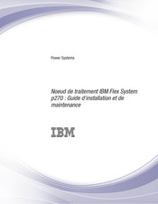 IBM Flex System p270 Guide D'installation Et De Maintenance