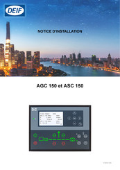 Deif ASC 150 Notice D'installation