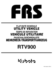 Kubota RTV900 Manuel D'instructions
