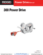 RIDGID 300 Power Drive Manuel D'utilisation