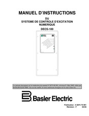 Basler Electric DECS-100 Manuel D'instructions